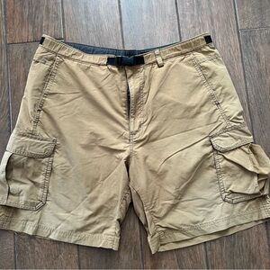 REI Khaki Cargo Shorts Men's Size L